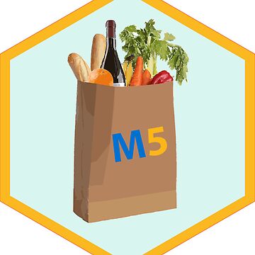 Artwork thumbnail, m5 R package hex by krzjoa