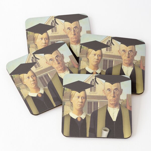 Item preview, American Gothic Graduate designed and sold by Gravityx9.