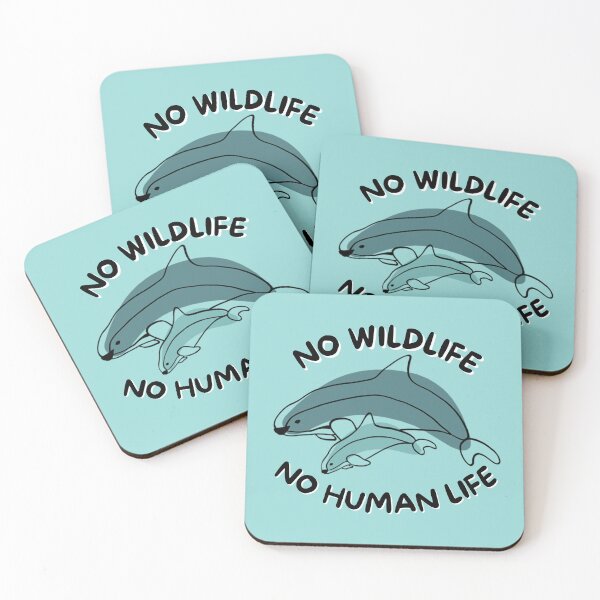 Item preview, No Vaquita Porpoise Wildlife, No Human Life designed and sold by bmfabricdesigns.