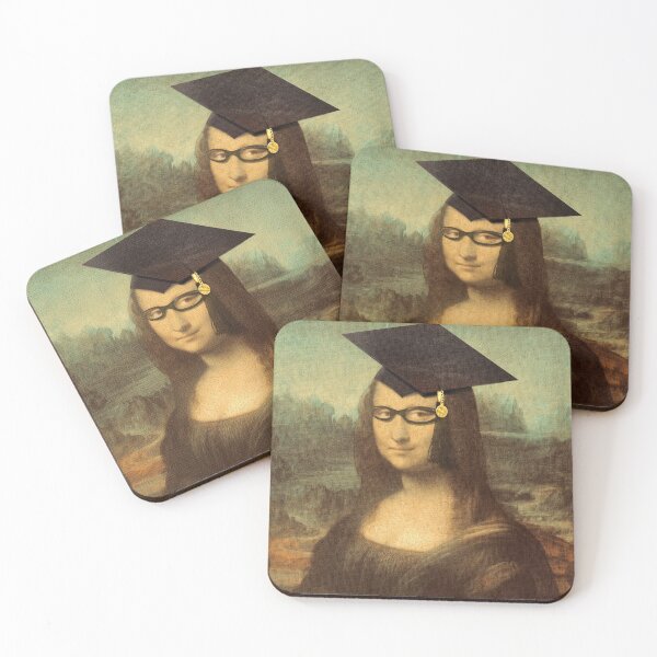 Item preview, Mona Lisa Graduate with Glasses designed and sold by Gravityx9.