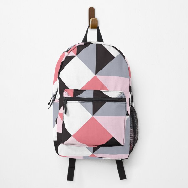 Item preview, Mid-Century Modern Pink, Black, White Geometric Shapes Pattern designed and sold by DEC02.