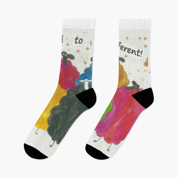 Item preview, Colourful Sheep "It's Cool to be Different" designed and sold by Casimirasart.
