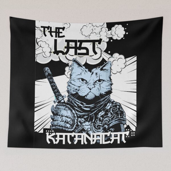 Aperçu de l'œuvre Le dernier KatanaCat Samurai Cat créée et vendue par Mrspink16.