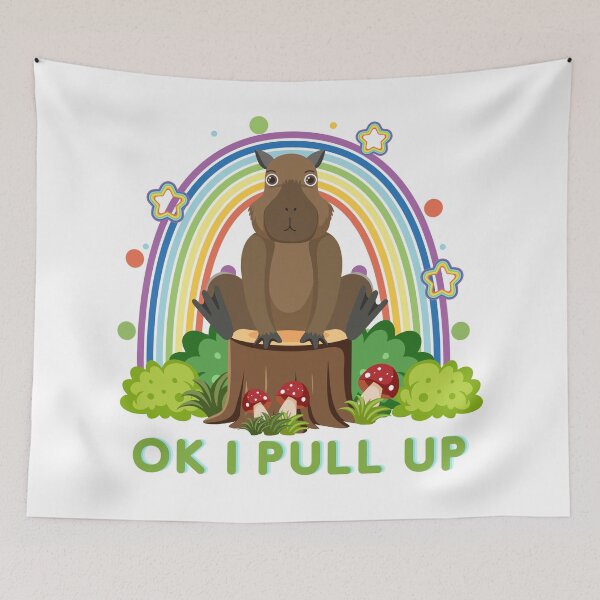 Item preview, Ok I Pull Up Capybara designed and sold by earth wings.