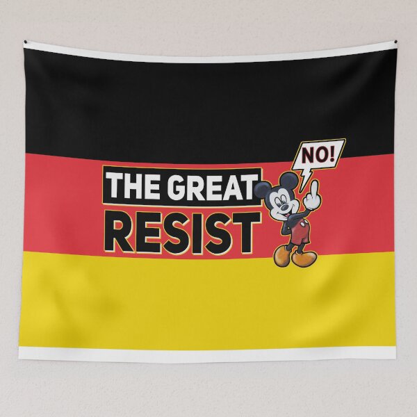 Item preview, THE GREAT RESIST GERMAN FLAG designed and sold by GraffitiBomberZ.