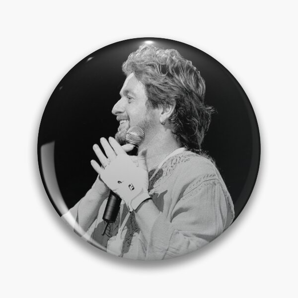 Item preview, Jon Anderson - Yes - BW Photograph designed and sold by ConcertImages.