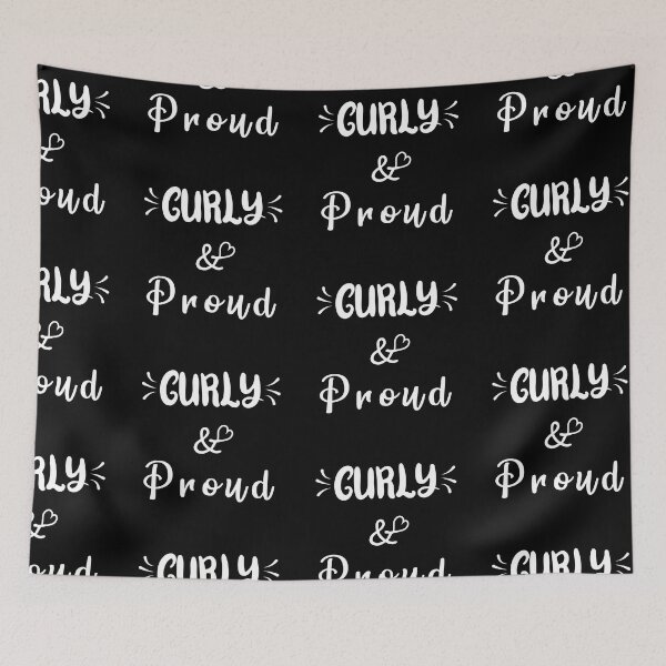 Item preview, Curly and Proud Sayings for Curly hairstyle  designed and sold by Add To Cart.