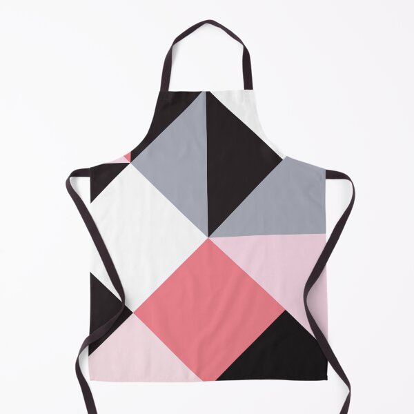 Item preview, Mid-Century Modern Pink, Black, White Geometric Shapes Pattern designed and sold by DEC02.