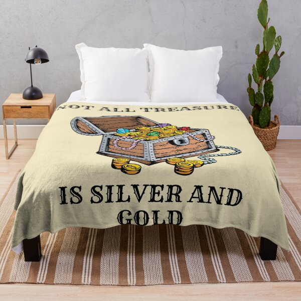 Item preview, Not All Treasure Is Silver And Gold - Pirate Quote designed and sold by ArtOfStars.