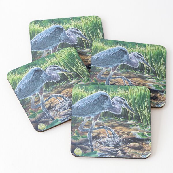 Item preview, Great Heron goes fishing designed and sold by BuyByButterfly.