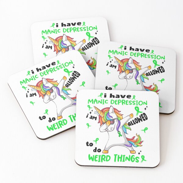 Item preview, Manic Depression Awareness Funny I have Manic Depression i'm allowed to do Weird Things! designed and sold by JanetShop809.