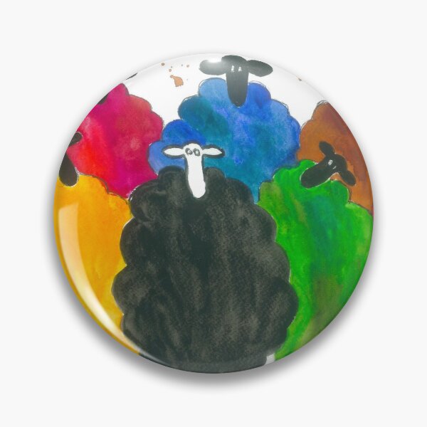 Item preview, Colourful, quirky sheep designed and sold by Casimirasart.