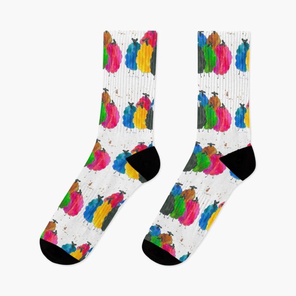 Item preview, Colourful, quirky sheep designed and sold by Casimirasart.