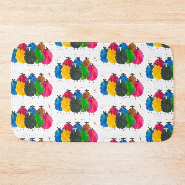 Item preview, Colourful, quirky sheep designed and sold by Casimirasart.
