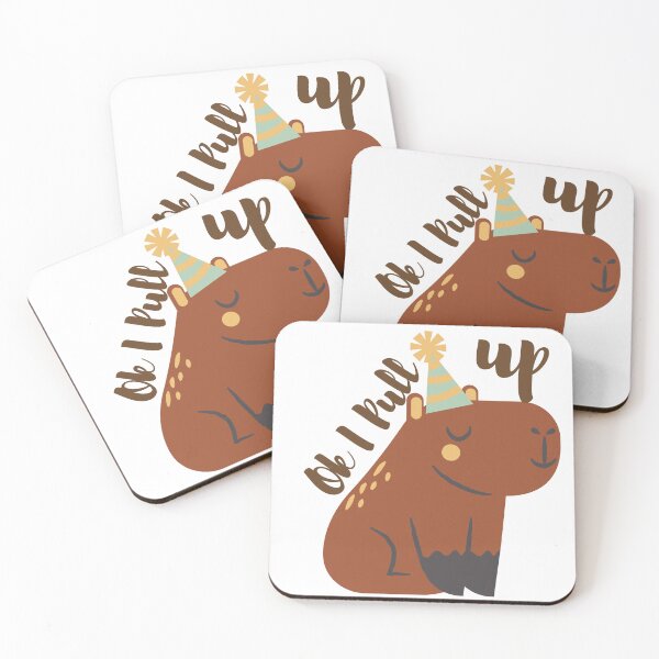 Item preview, Ok I Pull Up Capybara designed and sold by earth wings.