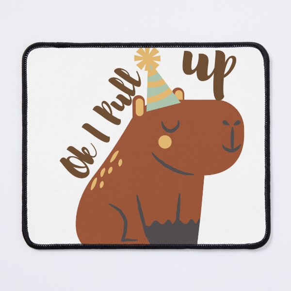 Item preview, Ok I Pull Up Capybara designed and sold by earth wings.