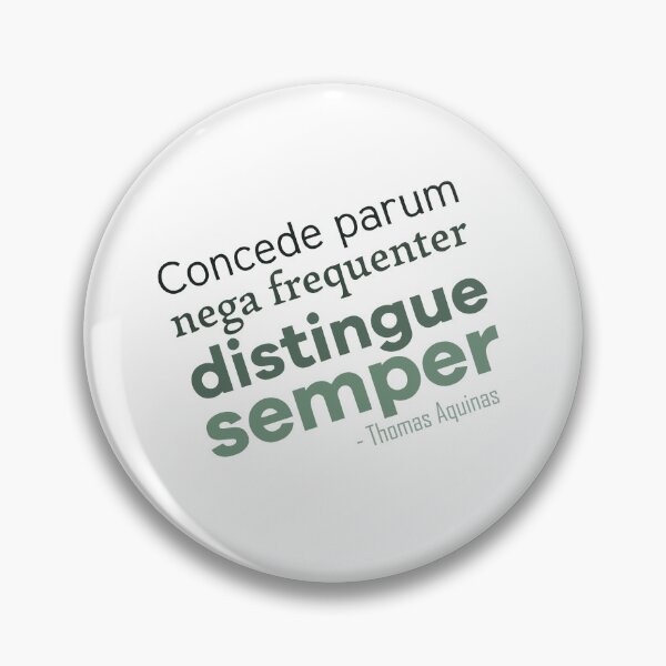 Item preview, Aquinas Advice (Latin) designed and sold by papistwhovian.