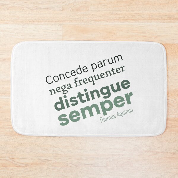 Item preview, Aquinas Advice (Latin) designed and sold by papistwhovian.