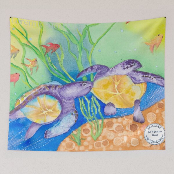 Item preview, Watercolor Turtles designed and sold by Clay Jackson.