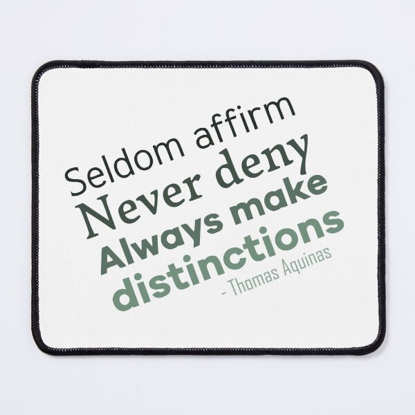 Item preview, Aquinas Advice designed and sold by papistwhovian.