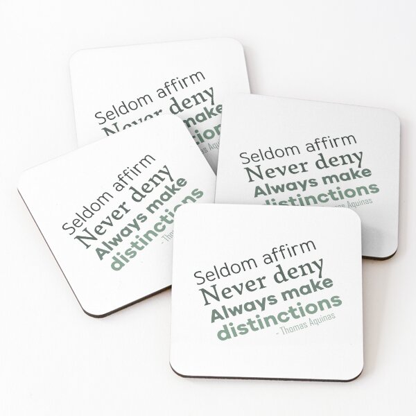 Item preview, Aquinas Advice designed and sold by papistwhovian.