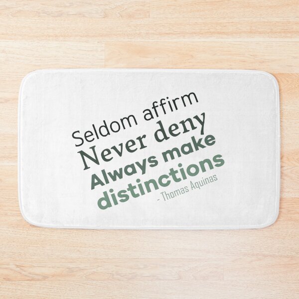 Item preview, Aquinas Advice designed and sold by papistwhovian.
