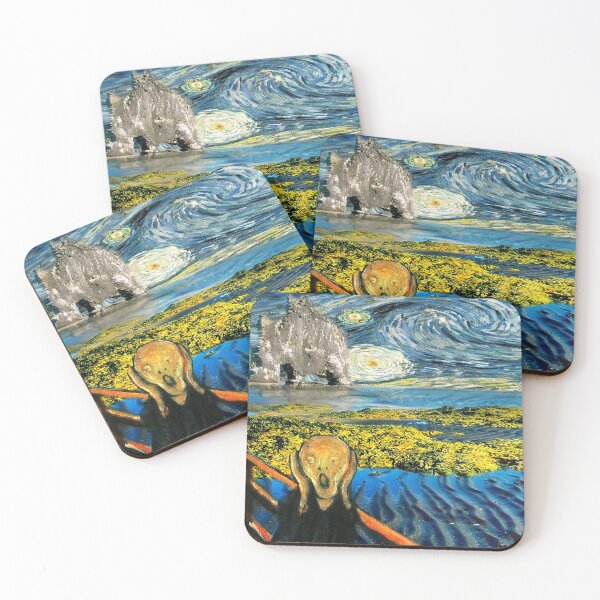 Item preview, The Scream on the Starry Night designed and sold by Gravityx9.