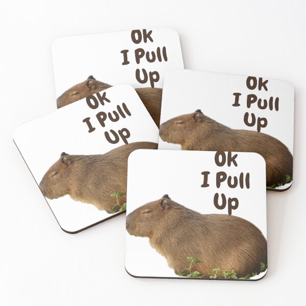 Item preview, Ok I Pull Up Capybara designed and sold by earth wings.