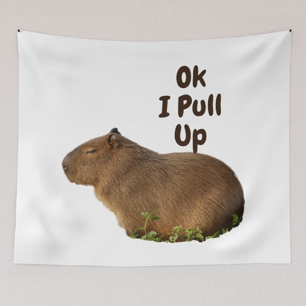Item preview, Ok I Pull Up Capybara designed and sold by earth wings.