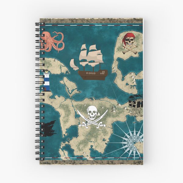 Item preview, Treasure Pirate Map designed and sold by ArtOfStars.