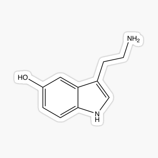 Serotonin - Linie Sticker