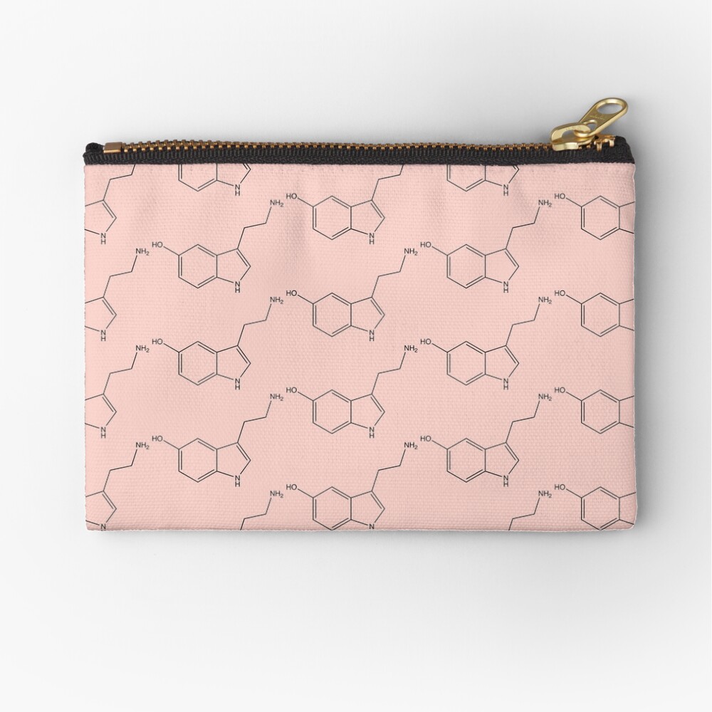 Serotonin - Line Zipper Pouch