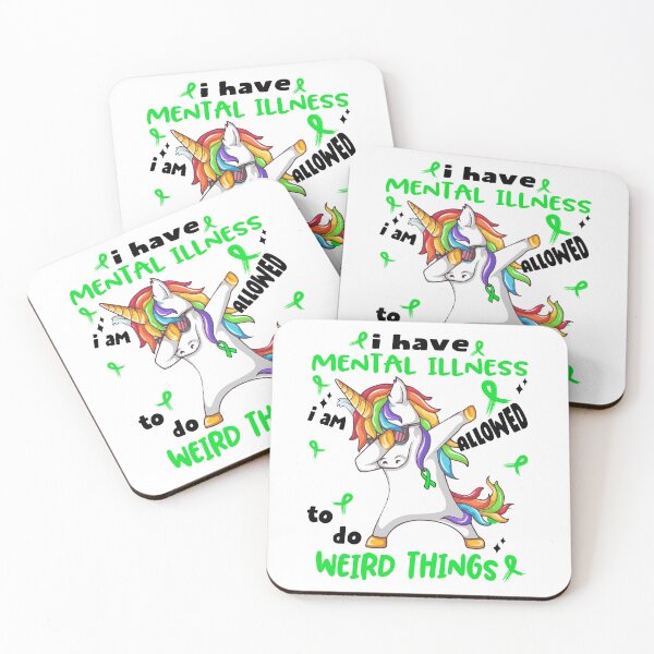 Item preview, Mental Illness Awareness Funny I have Mental Illness i'm allowed to do Weird Things! designed and sold by JanetShop809.