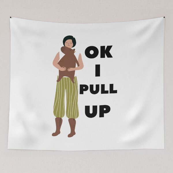 Item preview, Ok I Pull Up Capybara designed and sold by earth wings.
