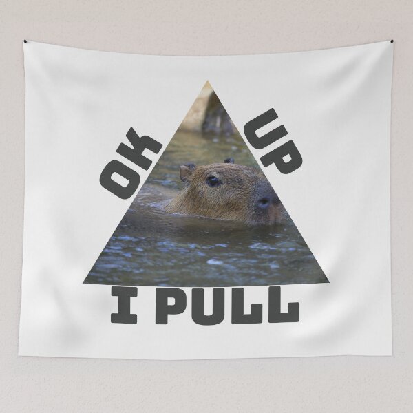 Item preview, Ok I Pull Up Capybara designed and sold by earth wings.