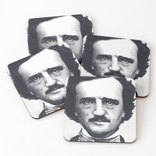 Item preview, Edgar Allan Poe Watercolor designed and sold by MarkADArt.