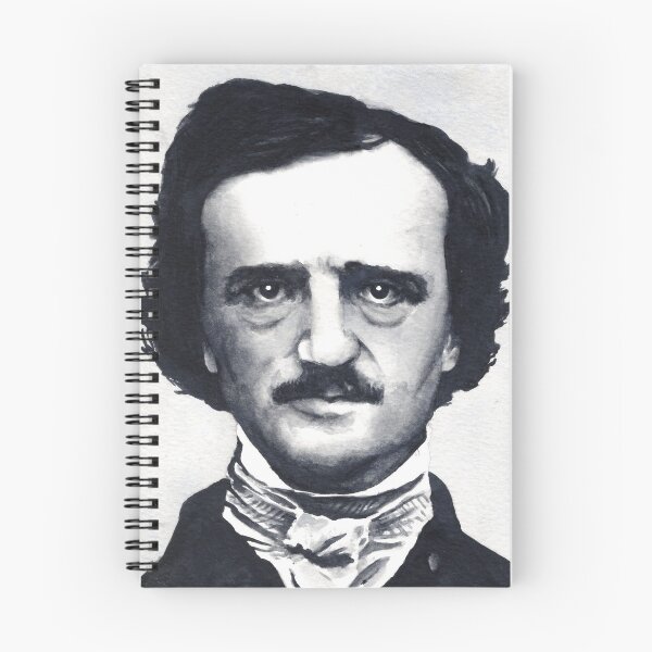 Item preview, Edgar Allan Poe Watercolor designed and sold by MarkADArt.