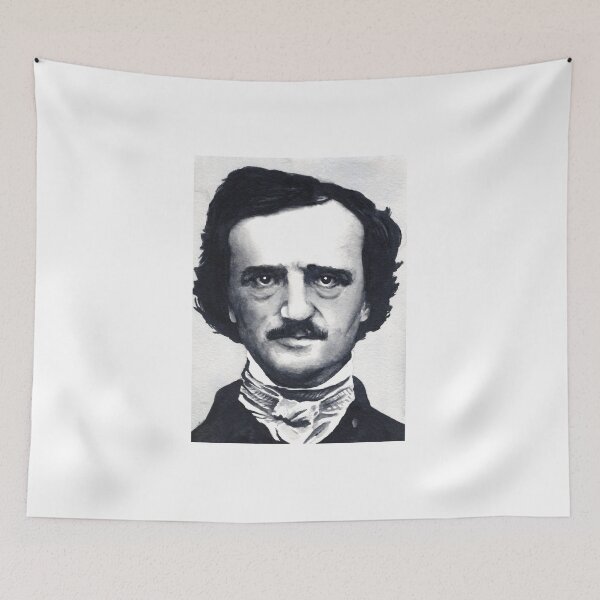 Item preview, Edgar Allan Poe Watercolor designed and sold by MarkADArt.
