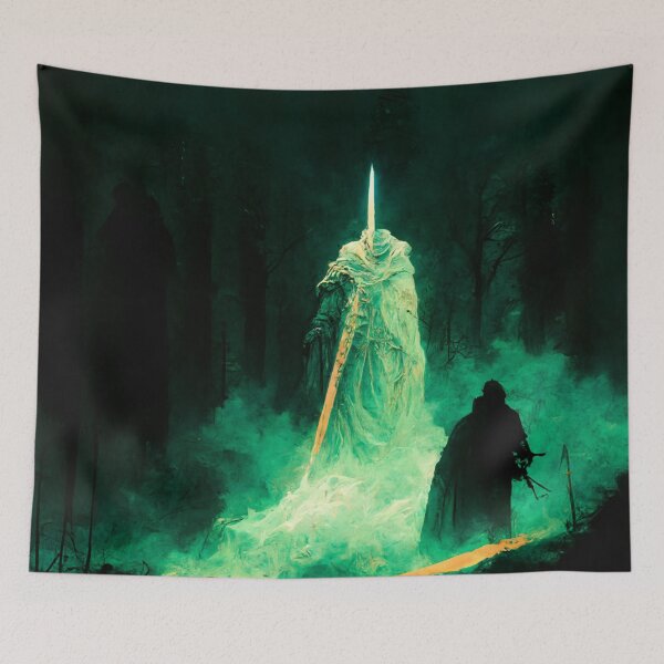 Item preview, Nazgul with Green Torch  designed and sold by ekarib.