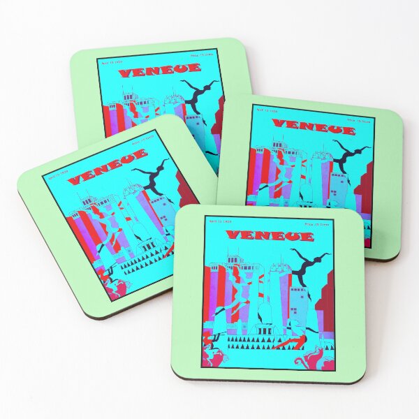 Item preview,  VENEUE : Vintage 1929 Magazine Abstract Dancers in The Cityscape Surreal Advertising Print designed and sold by posterbobs.