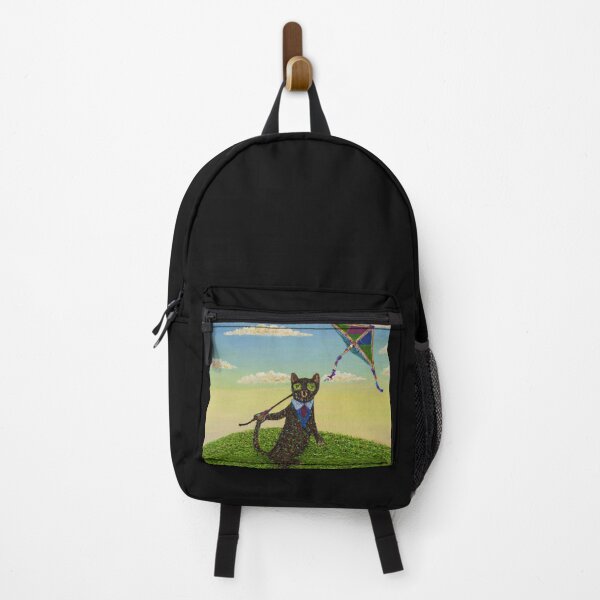 Artikelvorschau, Martin, die Katze, ein Drachen bei Sonnenuntergang (Pointillismus) entworfen und verkauft von thecatandkettle.