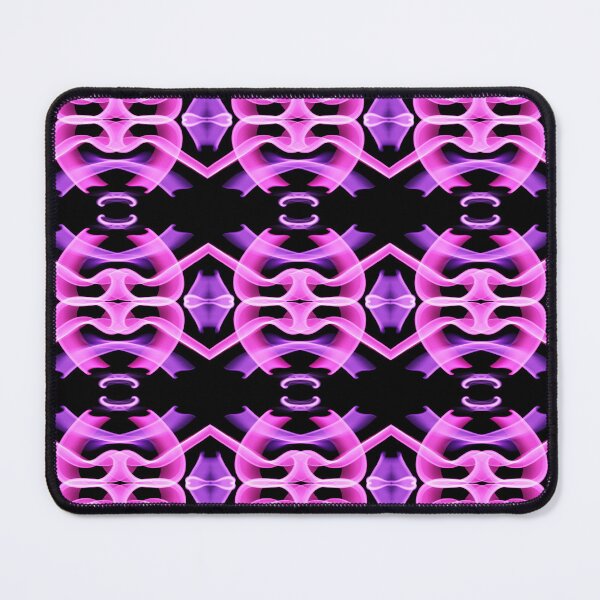 Item preview, Pinks and purple with a black background, unique hand drawn geometric repeating pattern - WelshDesigns designed and sold by welshdesigns.