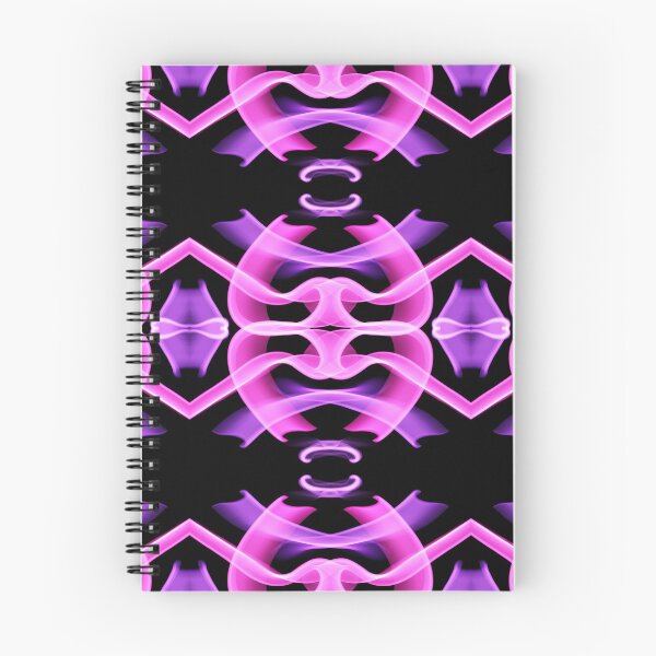 Item preview, Pinks and purple with a black background, unique hand drawn geometric repeating pattern - WelshDesigns designed and sold by welshdesigns.