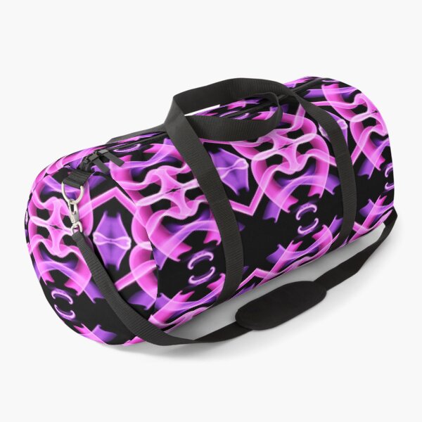 Item preview, Pinks and purple with a black background, unique hand drawn geometric repeating pattern - WelshDesigns designed and sold by welshdesigns.
