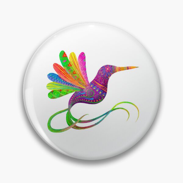 Item preview, Colorful Hummingbird Alebrije  designed and sold by Ivy Sanchez.
