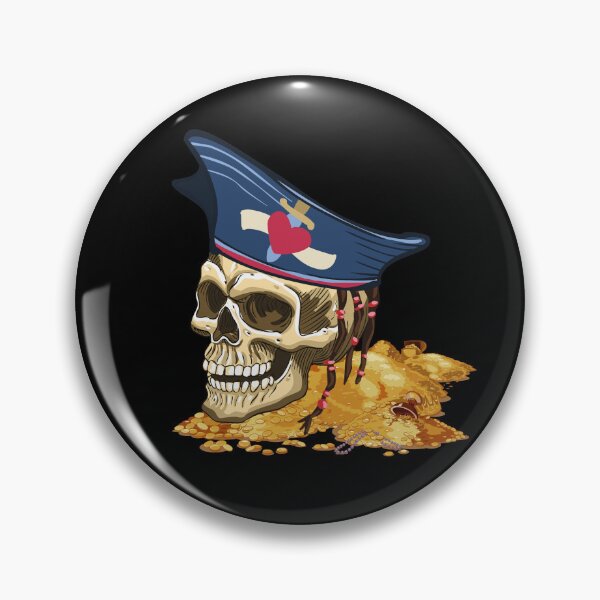 Item preview, Pirate Treasure Skull designed and sold by ArtOfStars.