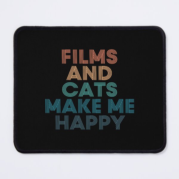 Item preview, Films And Cats Make Me Happy- Gift for Films & Cats Fans designed and sold by kindxinn.