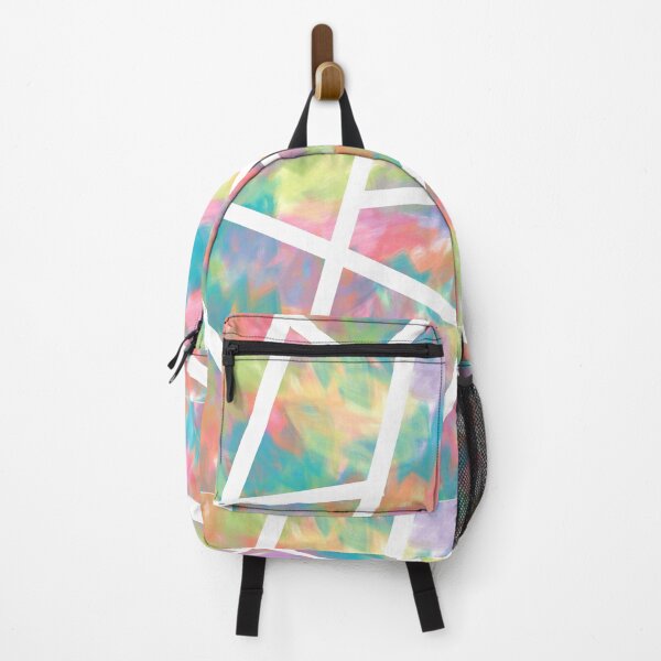Item preview, Rainbow Splatter Pattern with White Line designed and sold by Eliza-Grace.