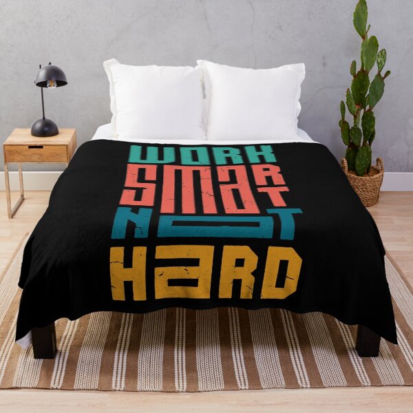 Item preview, Work Smarter Not Harder Quote designed and sold by blackdogshop.