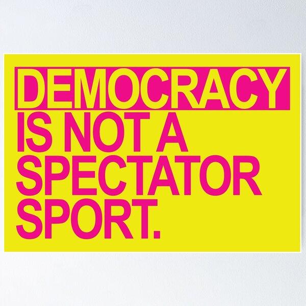 Artikel-Vorschau von Demokratie ist KEIN Zuschauersport (Pink), designt und verkauft von Thelittlelord.